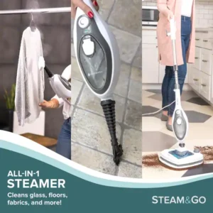 powerful steam and go steam mop